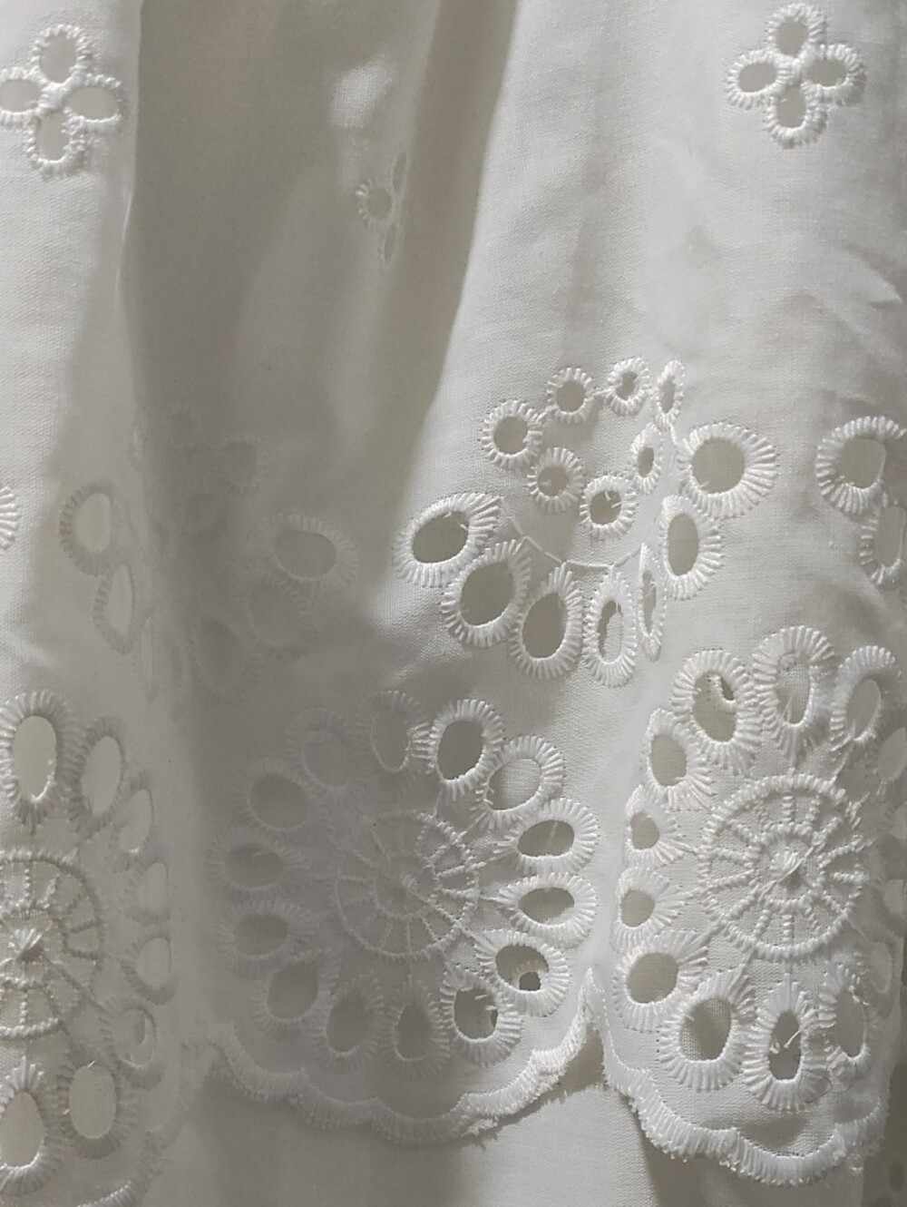 SHEIN White Eyelet Halter Mini Dress - Picture 3 of 10